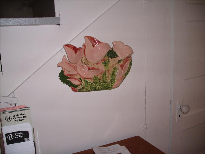 tulipohanlon.jpg - Barbara's Ceramic Garden  is on display at the O'Hanlon Arts Center Annual Members show January 8-31, 2008.  The gallery is located in Mill Valley, CA.