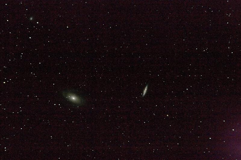 m81m82.jpg - M81 and M82, five two-minute exposures stacked. Seeing was a little soft.