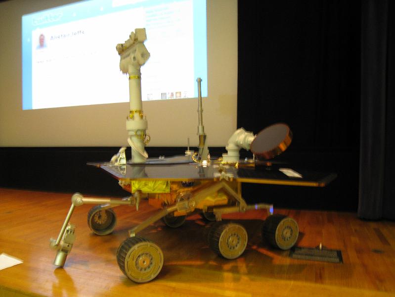 IMG_2190.JPG - MER rover - full scale model - the real Rovers have been on  Mars 5 years!