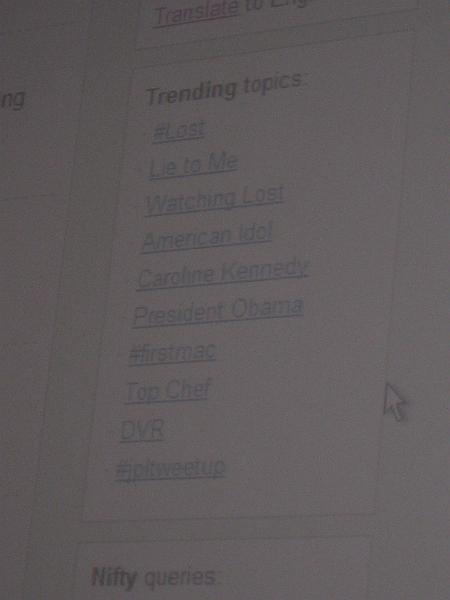 IMG_2215.JPG - #10 on Twitter Trending Topics during the event