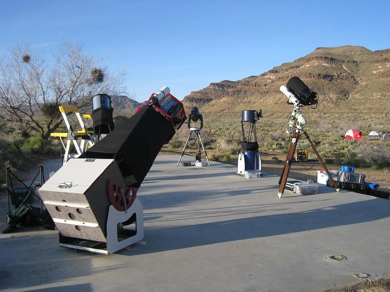IMG_6242.JPG - Five telescopes awaiting dusk