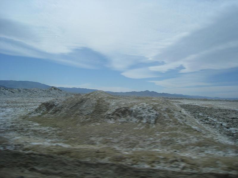 IMG_6327.JPG - National Chloride Co. - mounds of tailings litter both sides of the road after leaving Amboy Crater