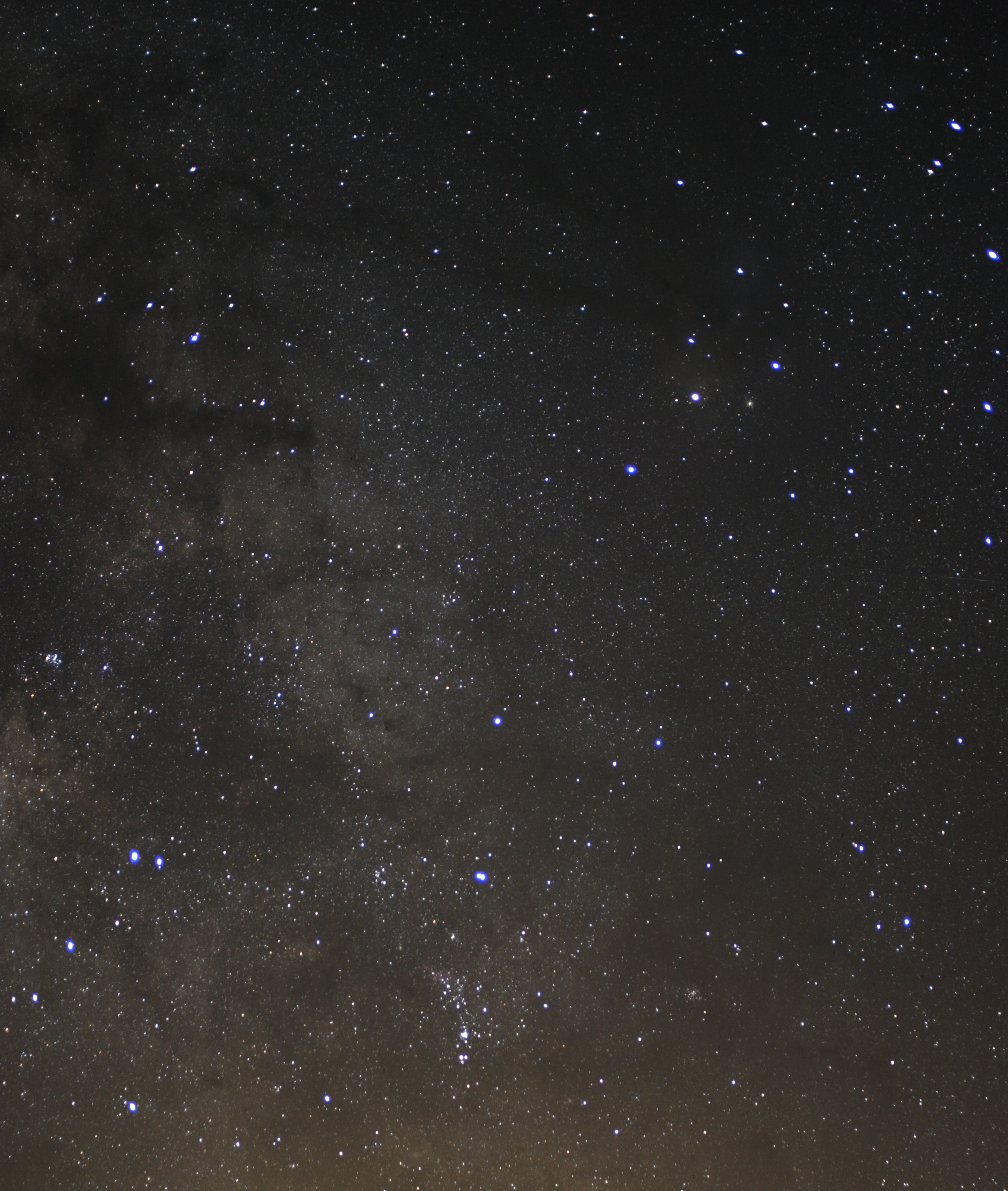 Summer Milky Way, Scorpius and dark nebulae
