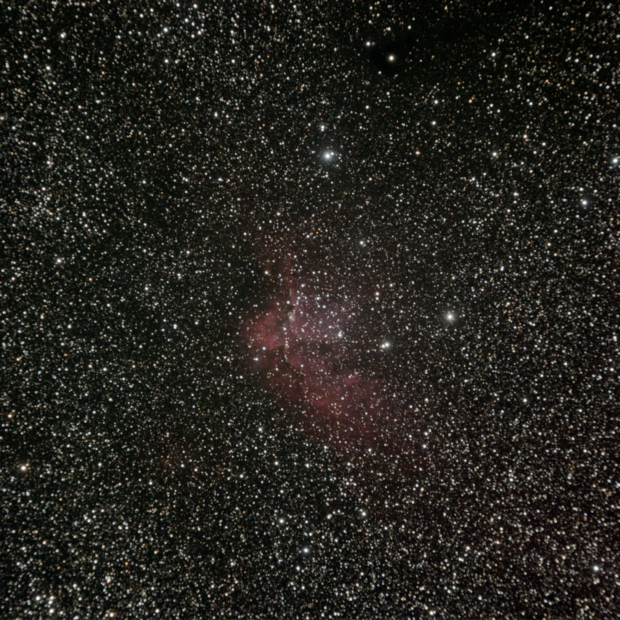 NGC7380 emission nebula and cluster
