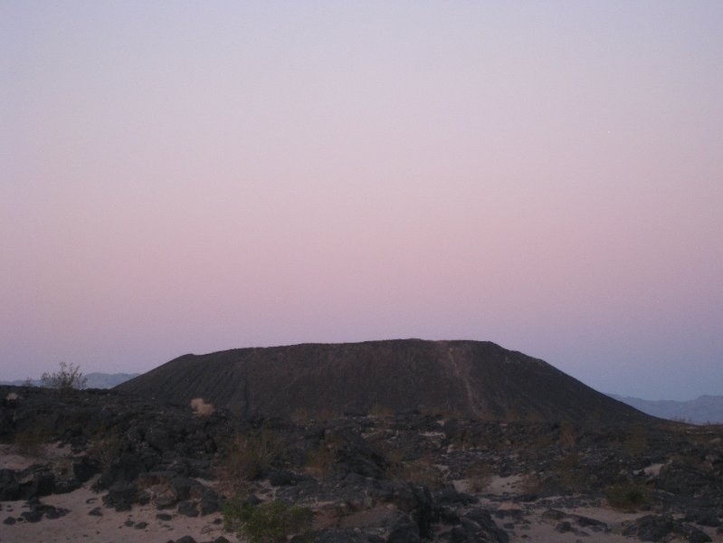 Amboy Crater at dawn