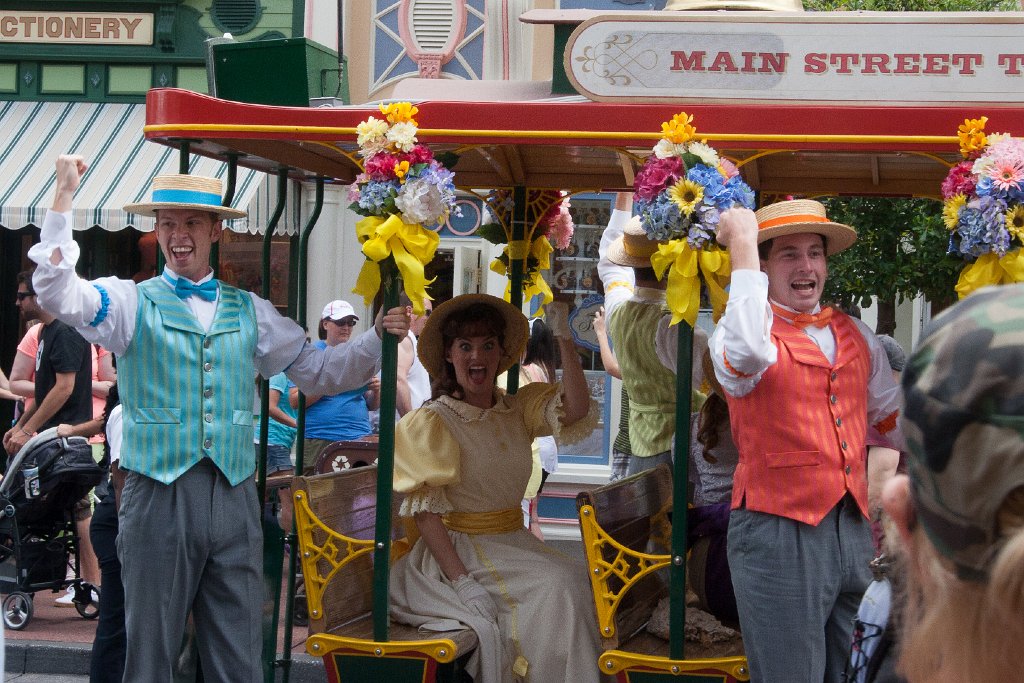 IMG_7380.jpg - The company does spring tunes on Main Street in Magic Kingdom.