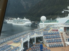 View of our sister ship from Dizzy's Bar on deck 14.