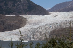 A view of Mendenhall Glacier.