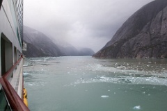 Looking back down the fjord from near North Dawes Glacier.