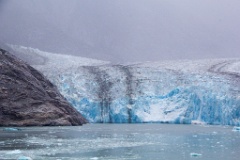 North Dawes Glacier, notice the ice fall just started on the far right.