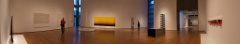 This gallery in the modern art section of the Seattle Art Museum makes great use of light and space.