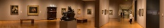 Panorama of galleries at the Seattle Art Museum.