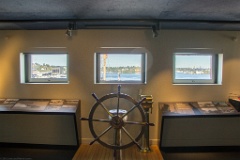 An HDR combined photo to capture a maritime exhibit in MoHAI.